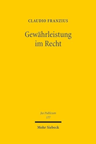 Gewahrleistung Im Recht. Grundlagen Eines Europaischen Regelungsmodells Offentlicher ...