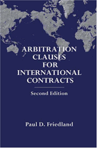 Arbitration Clauses For International Contracts mit CD