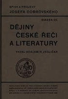 Dějiny české řeči a literatury