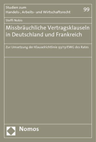Missbräuchliche Vertragsklauseln in Deutschland und Frankreich