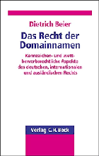 Das Recht der Domain Namen