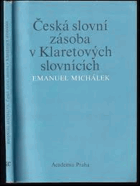 Česká slovní zásoba v Klaretových slovnících