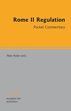 Rome II Regulation Pocket commentary