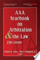 AAA Yearbook on Arbitration and the Law