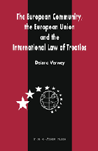 The European Community, the European Union and the international law of treaties - a comparative ...