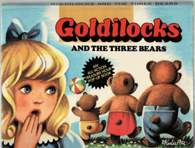 Goldilocks and the three Bears 3D POP UP BOOK!
