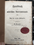 Handbuch der mährischen Vaterlandskunde