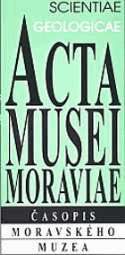 Scientiae geologicae. Acta Musei Moraviae 105-2 Časopis Moravského muzea