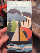 ORAVA vodná nádrž Orava - letná turistická mapa