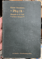 Lehrbuch der Physik mit Einschl. der mathematischen Geographie; Ausgabe B 2. Teil. Mit ...