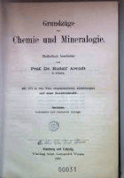 Grundzüge der Chemie und Mineralogie. 269 Bilder im Text 1 Buntdrucktafel, 12. verbesserte Auflage.