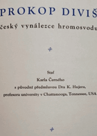 Život a dílo Prokopa Diviše K 250. výročí jeho narození 26.3. 1698-1948