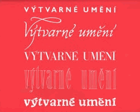 Výtvarné umění 1950-1971, 1990-1996 pěkná A4 originální brož!!