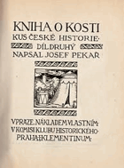 2SVAZKY Kniha o Kosti 1+2 KLEMENTINUM Kost (hrad)