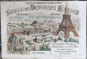 Orig.A5 plan map Exp.univers. de Paris