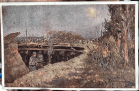 Offizielle Karte für Rotes Kreuz. Kriegsfürsorgeamt