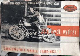 JAWA motocykl orig.prospekt 8str!