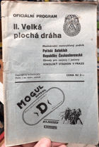 II. Velká plochá dráha Praha Oficiální program Motocykl Motocykly