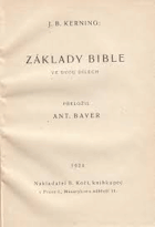 Základy Bible 1+2. Křesťanství nebo Bůh a příroda pouze jedno skrze slovo+Misionáři nebo ...