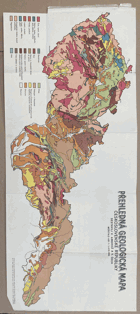 ČSL. REPUBLIKA - GEOLOGICKÁ MAPA 1:1,410.000