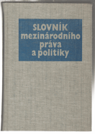 Slovník mezinárodního práva a politiky