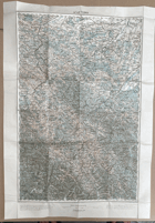 TURKA VOJ. GEN. MAPA-KARTE 1918 1:200.000
