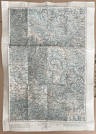 MÁRAMAROS-SZIGET VOJ. GEN. MAPA 1910 MAĎARSKO 1:200.000