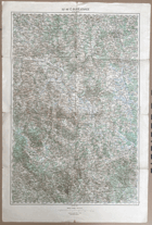 ČESKÉ BUDĚJOVICE VOJ. GEN. MAPA-KARTE 1:200.000