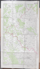 OKRES OLOMOUC ZÁPAD VÝCHOD MAPA 1:50.000