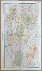 ČESKOSLOVENSKÁ SOC. REPUBLIKA MAPA 1:1,500.000