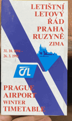 ČSA ČSL Letový Letištní řád ZIMA WINTER Timetable