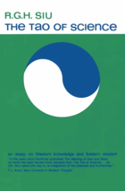 The Tao of Science An Essay on Western Knowledge and Eastern Wisdom