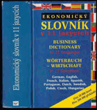 Ekonomický slovník v 11 jazycích - German, English, French, Italian, Spanish, Portuguese, Dutch, ...
