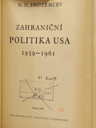 Zahraniční politika USA 1939-1961