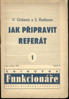 Jak připravit referát