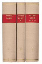 3SVAZKY Geschichte der LOGIK im Abendlande I II III IV