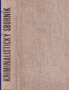 Kriminalistický sborník R 25 KOMPLETNÍ ROČNÍK