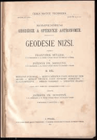 3SVAZKY GEODÉSIE NIŽŠÍ 1-3 Kompendium geodésie a sférické astronomie