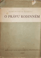 Komentář k zákonu o právu rodinném