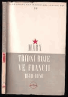 Třídní boje ve Francii 1848 1850