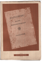 Za svobodu do nové Československé republiky