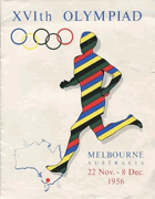 XVIth Olympiad OLYMPIÁDA Melbourne Australia, 22 Nov. - 8 Dec. 1956.