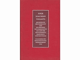 Wilhelm Pieck, Georgi Dimitroff, Palmiro Togliatti