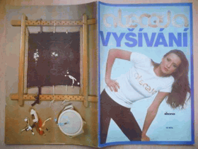 Abeceda vyšívání MONA