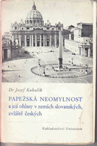 Papežská neomylnost a její ohlasy v zemích slovanských, zvláště českých