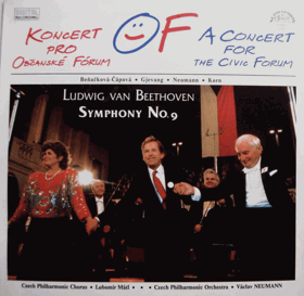 Symphony No. 9 - Koncert Pro Občanské Fórum = A Concert For The Civic Forum