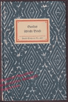 Goethes schönste Briefe-Insel-Bücherei Nr. 487