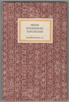 Frühe Italienische Tafelbilder , 20 Meisterwerke des Lindenau Museums in Altenburg Insel Bücherei ...