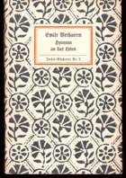 Hymnen an das Leben. Deutsche Nachdichtung von Stefan Zweig. Insel >Bücherei Nr. 5