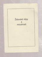 Židovské vtipy a moudrosti